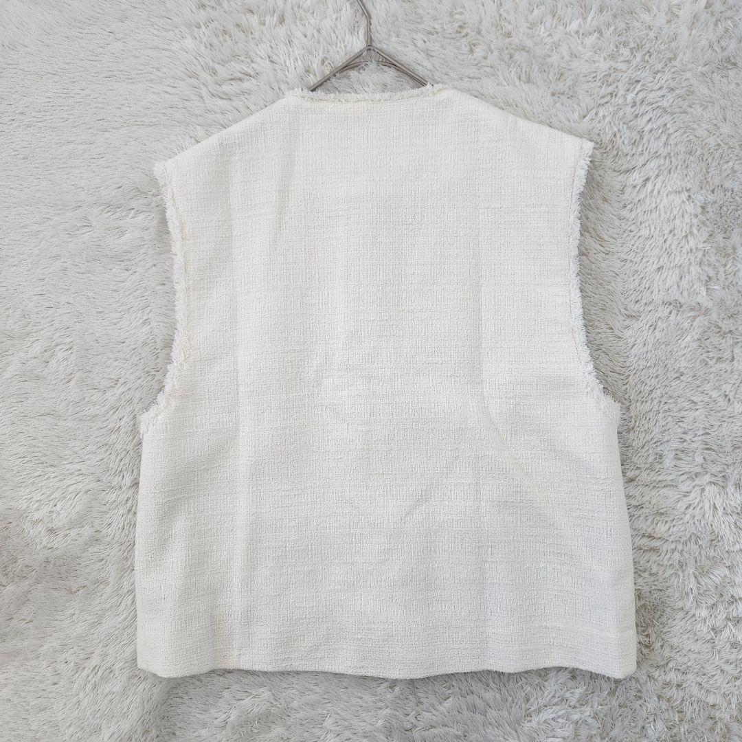 そよ極美品✨Ballsey ライトスラブ ツイード ショートジレ