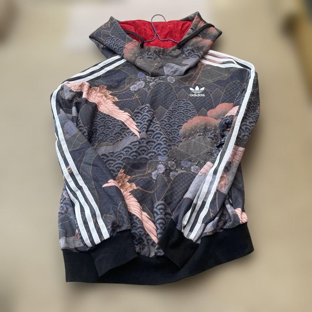 廃盤　アディダス リタオラ　パーカー　和柄　着物柄