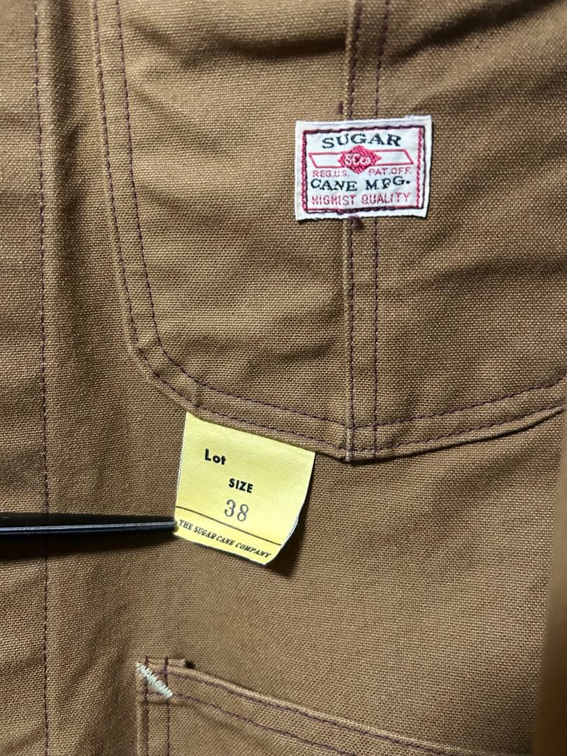 Sugar Cane BROWN DUCK WORK COAT 13オンス
