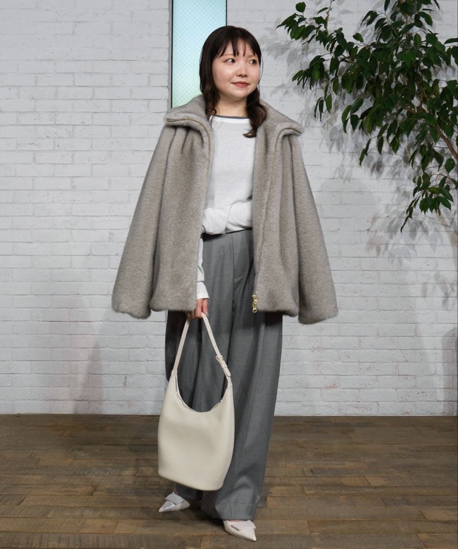 【美品！試着のみ】STATE OF MIND ファーブルゾン