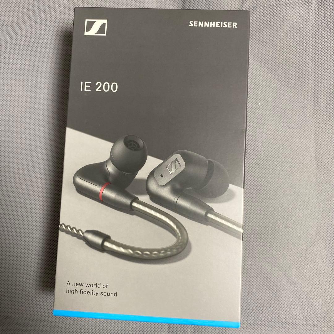 ゼンハイザー Sennheiser イヤホン 有線 IE 200 ブラック