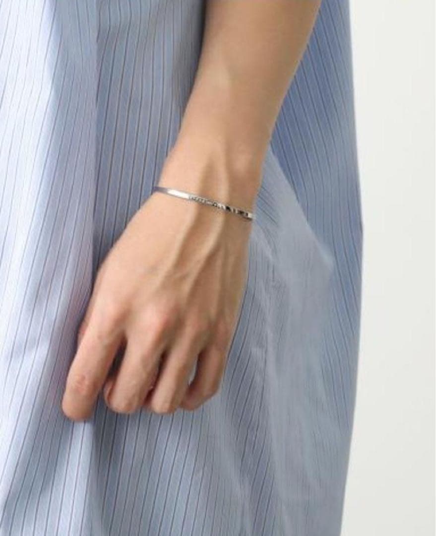 値下げ中【MM6】バングル　SM7UY0054 シルバー　02
