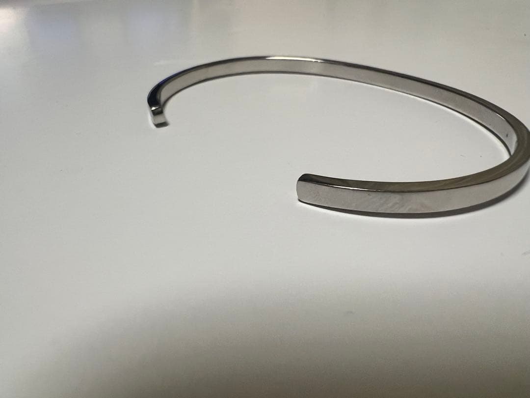 値下げ中【MM6】バングル　SM7UY0054 シルバー　02