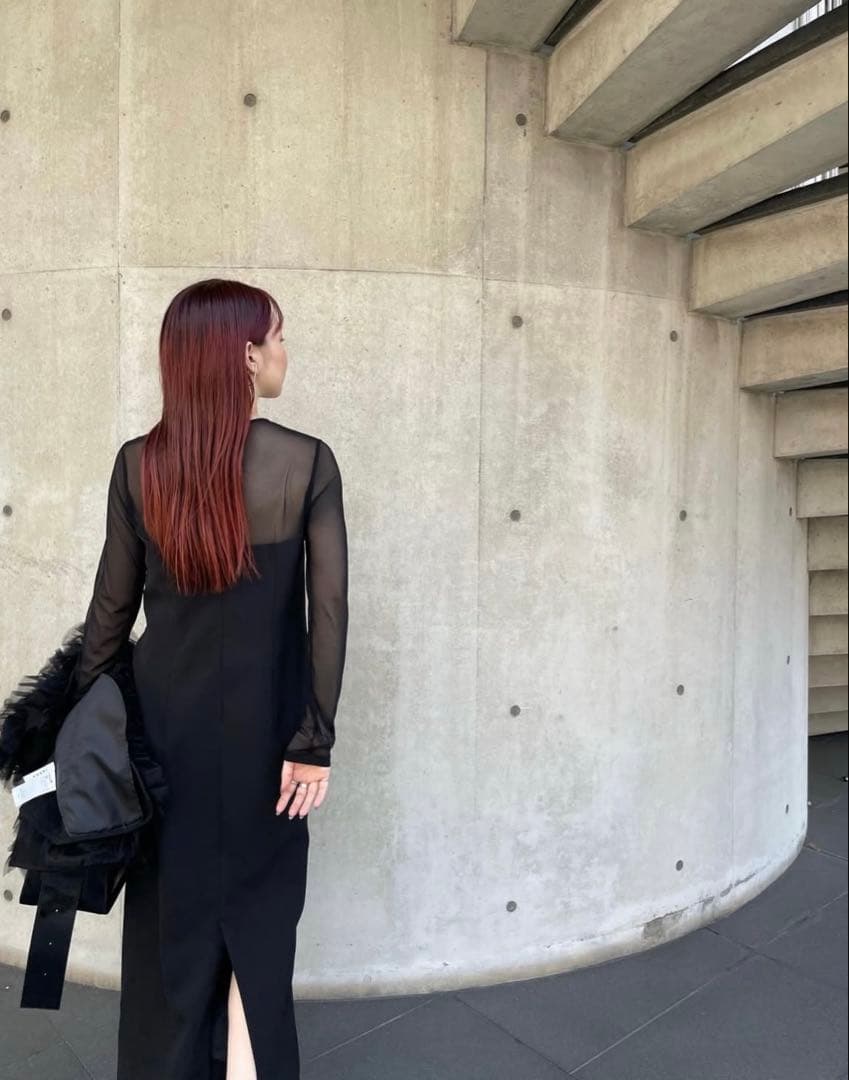 ▫︎ I LINE TULLE VEST SET DRESS ▫︎