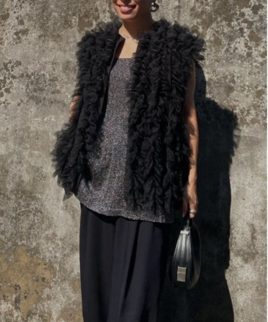 ▫︎ I LINE TULLE VEST SET DRESS ▫︎