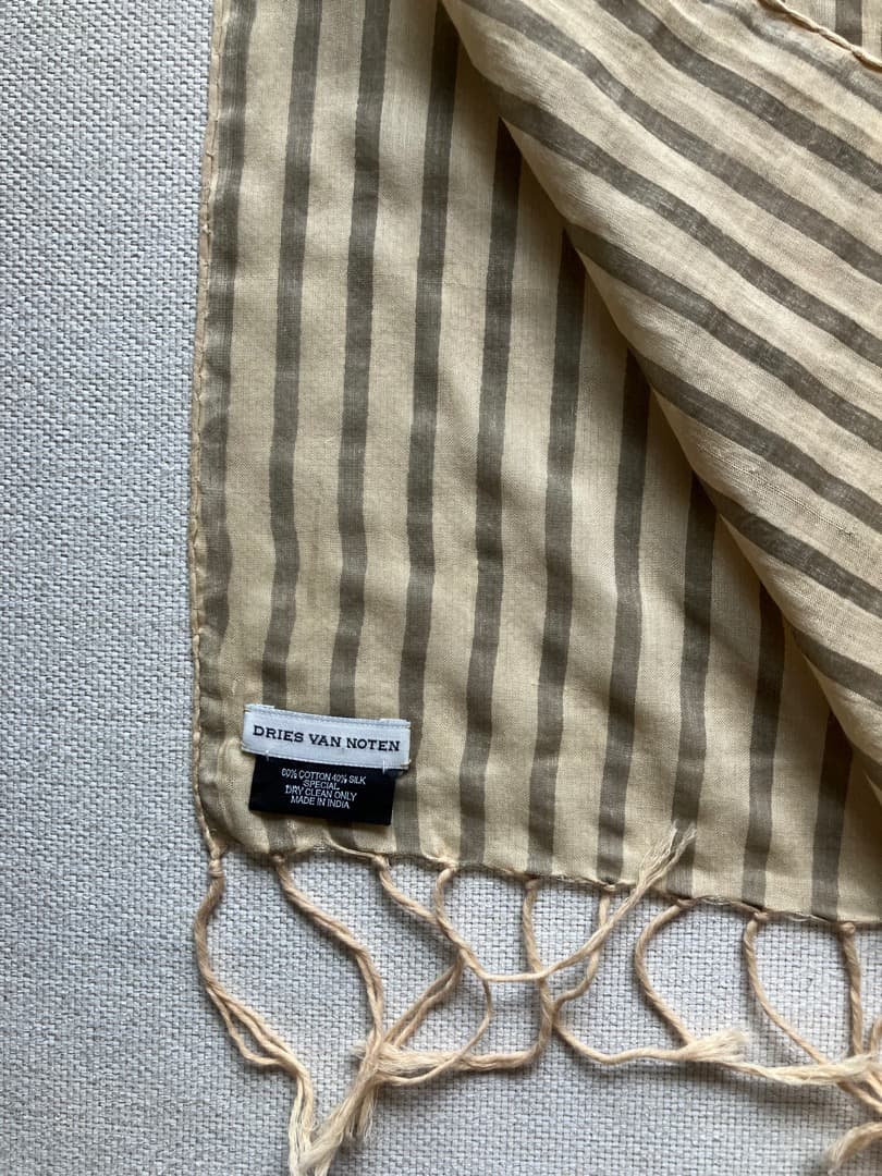 DRIES VAN NOTEN ドリスヴァンノッテン ストライプ ストール