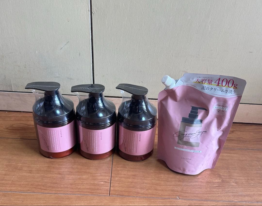coconeクレイクリームシャンプー スムース4点セット