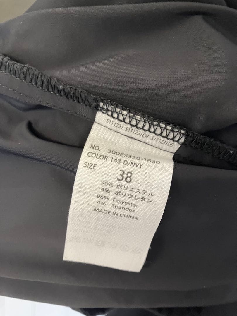 エンフォルド　LIMONTA ビックカラージャケット ショートコートトレンチ