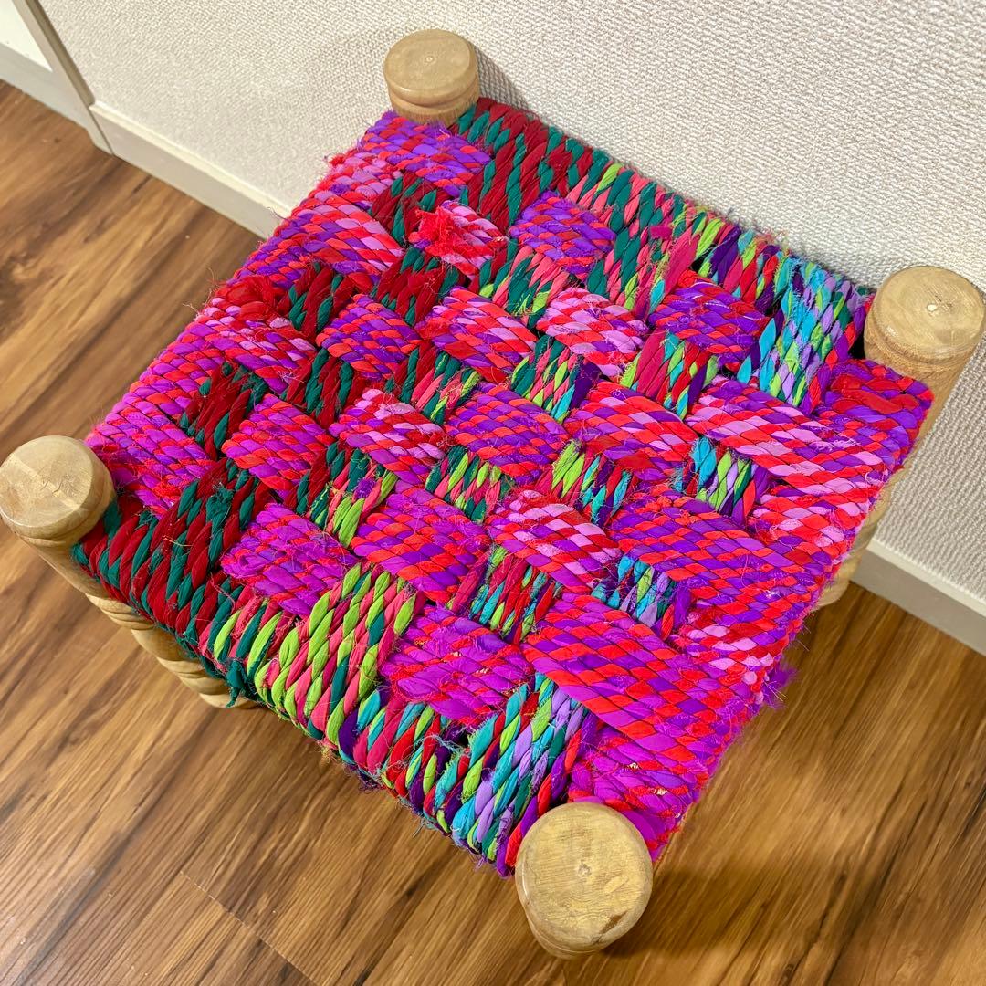 ZARA  スツール チェア 椅子 ピンク