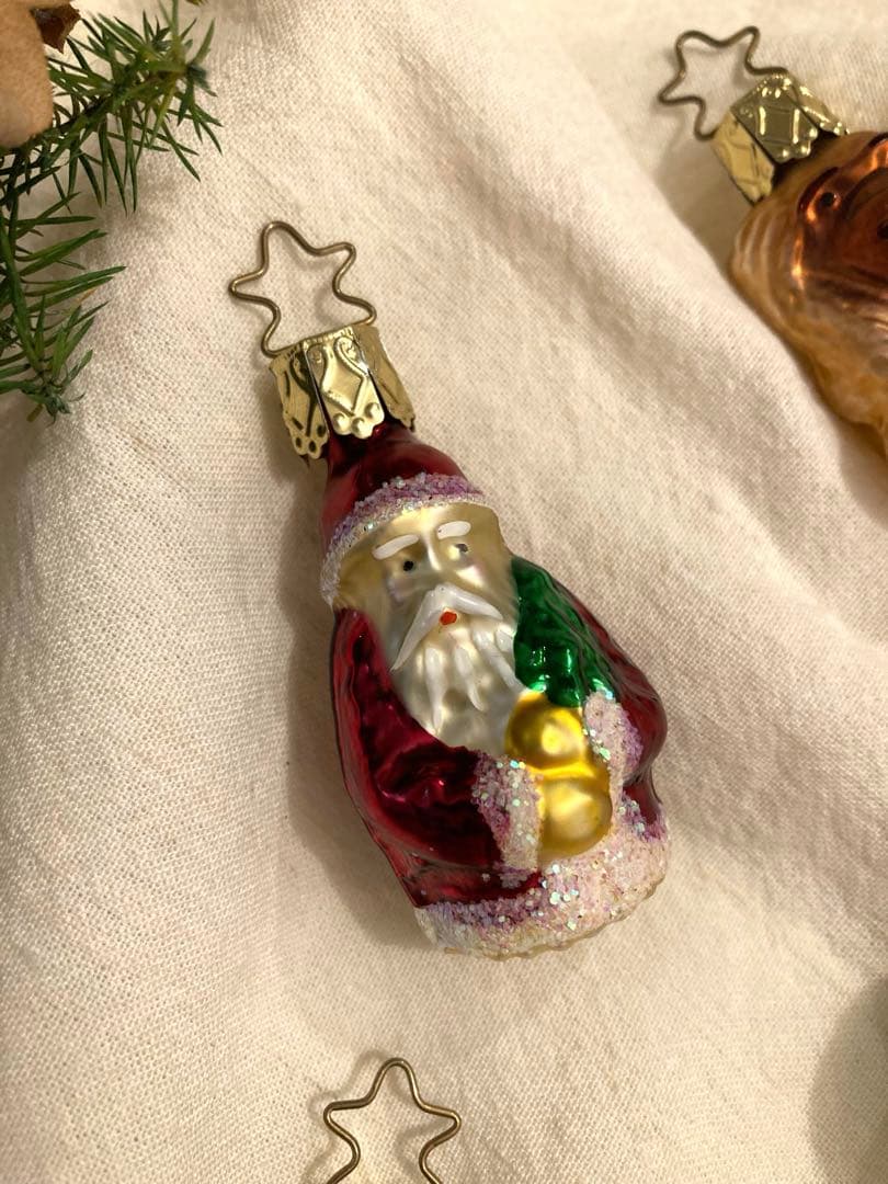 vintage German Inge glass クリスマスオーナメント　6個