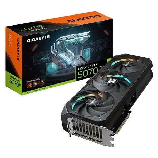 グラフィックボード・グラボ・ビデオカード GeForce RTX5070Ti GV-N507TGAMING OC-16GD