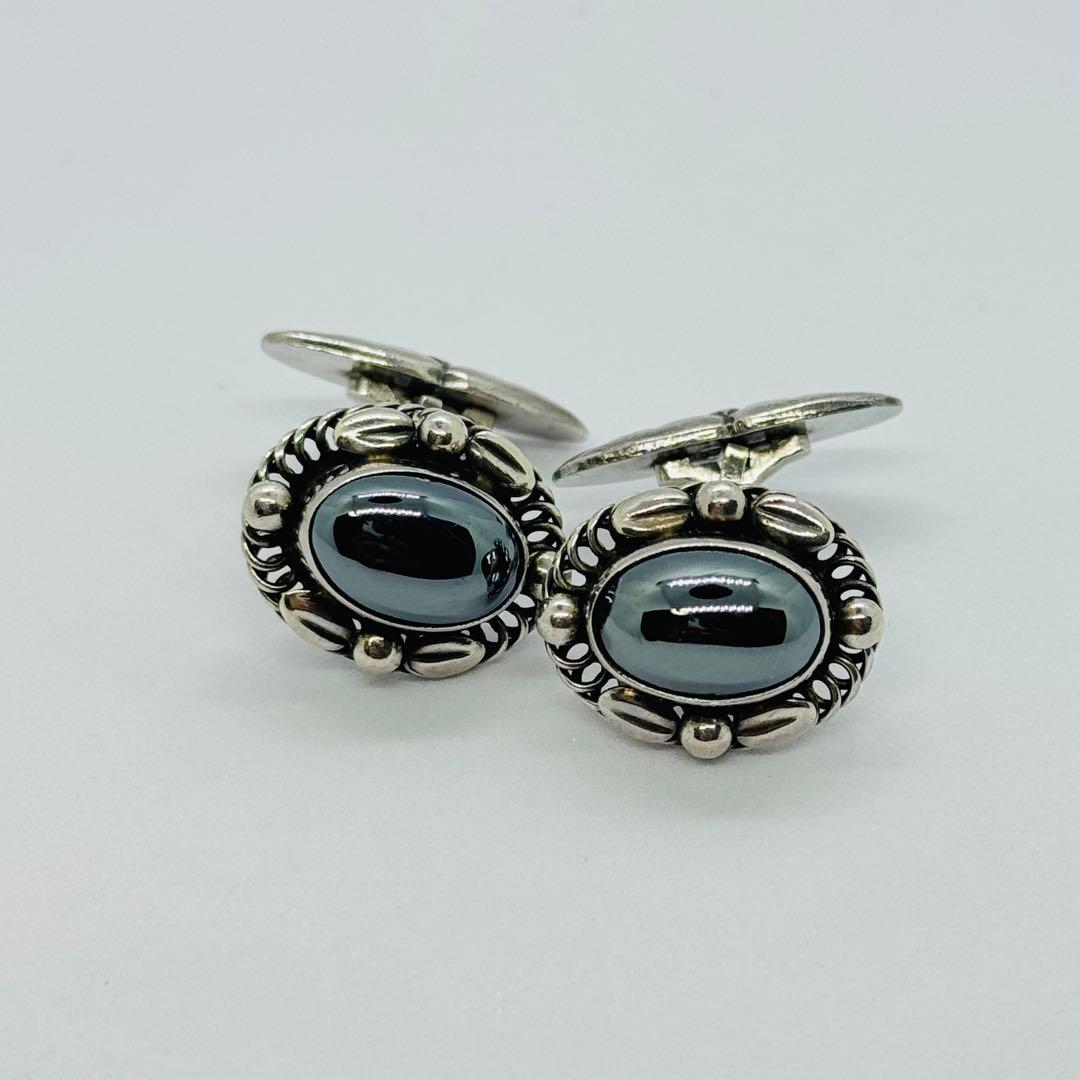 ジョージジェンセン カフス ヘマタイト 17 SV925 シルバー スーツ