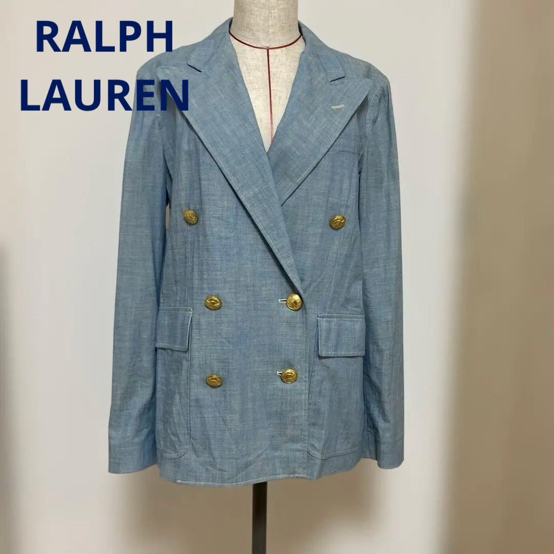 【ラルフローレン】ジャケット　シャンブレーサイズ2