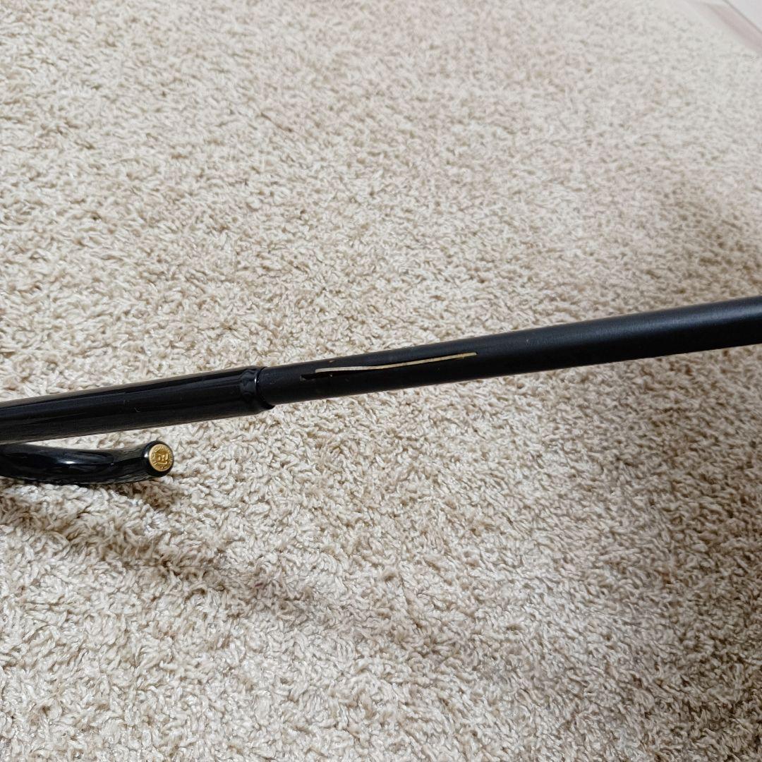 美品FENDI フェンディズッカ FF 高級 傘 ブラウン ゴールド イタリア製