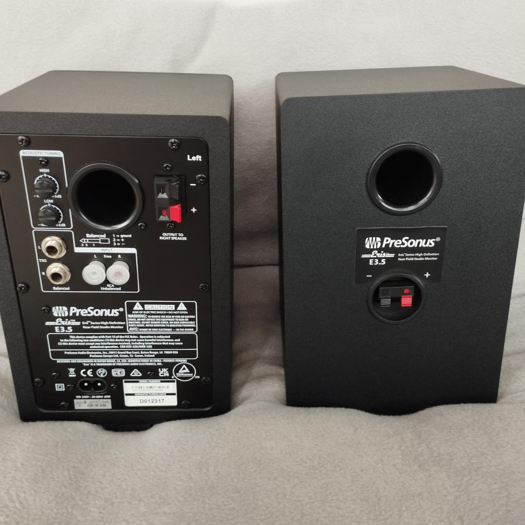 【ほぼ未使用】PreSonus ERIS E3.5 アクティブスピーカー