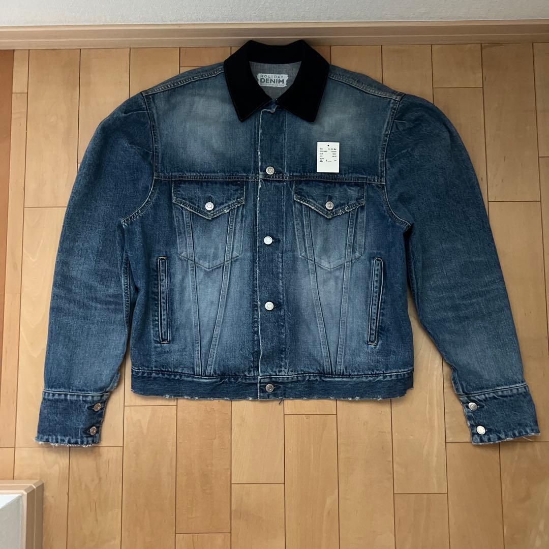 新品未使用 HOLIDAY DAMAGE DENIM PUFF JACKET