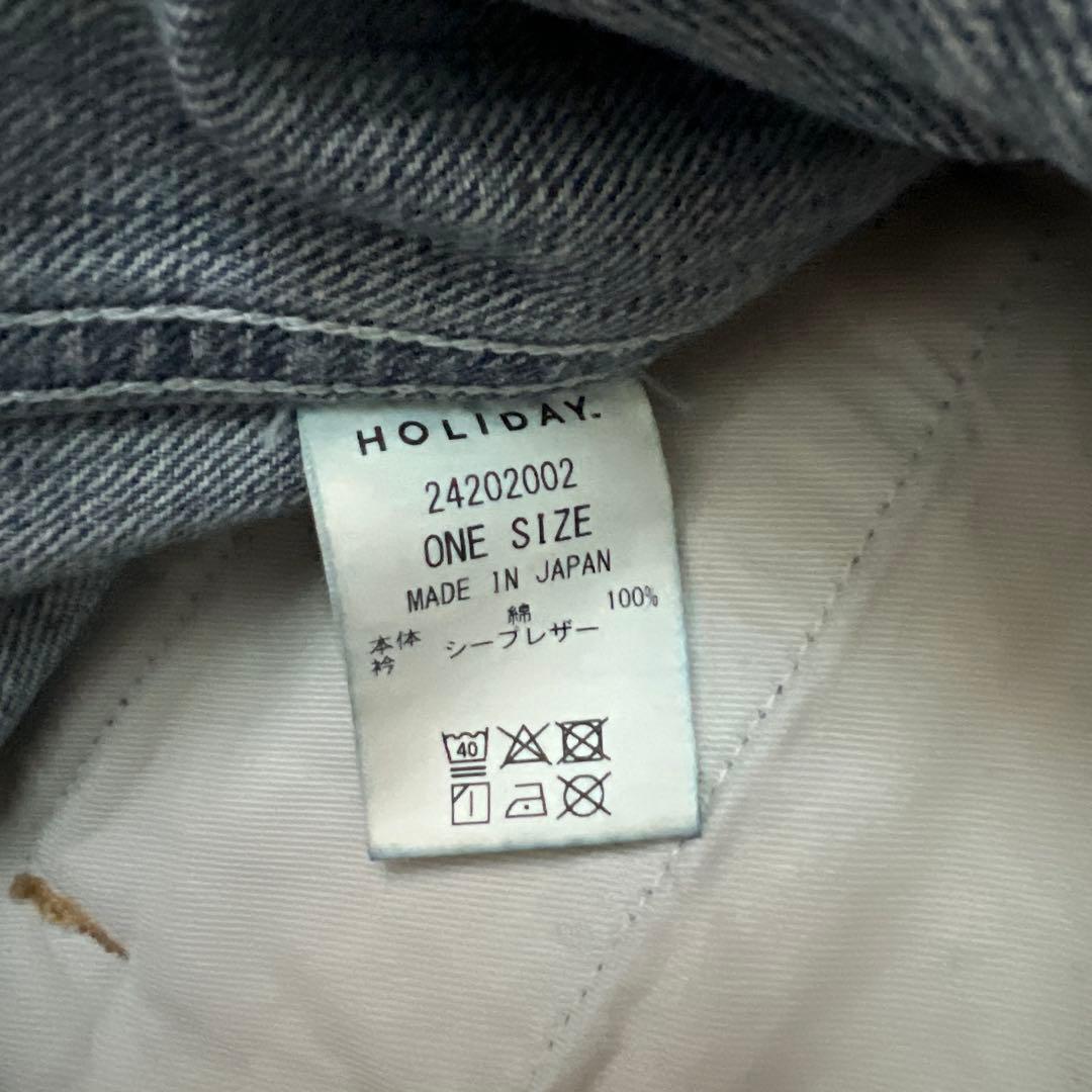 新品未使用 HOLIDAY DAMAGE DENIM PUFF JACKET