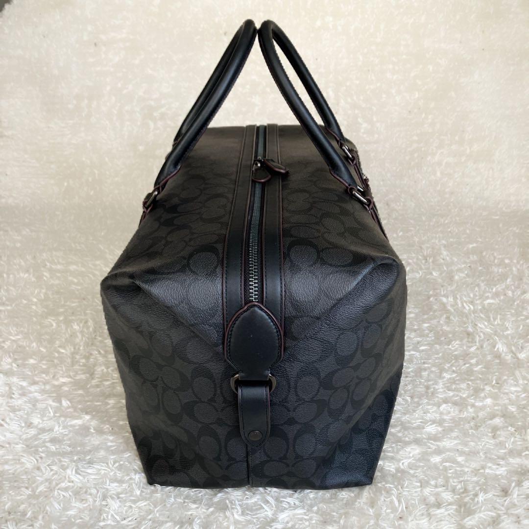 極美品！COACH ボストンバッグ トレッカー バッグ　シグネクチャー