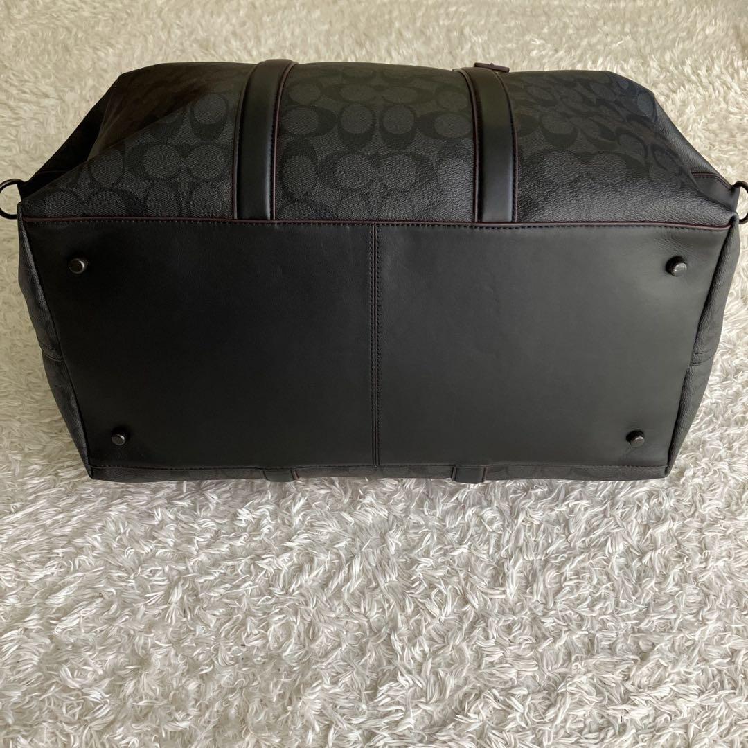 極美品！COACH ボストンバッグ トレッカー バッグ　シグネクチャー