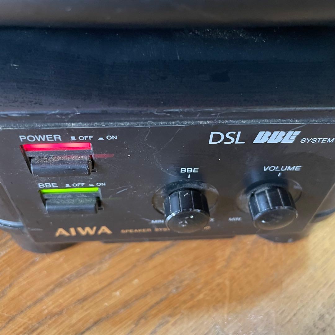 AIWA/アイワ SC-B10 ペア アンプ内蔵スピーカー 音出し確認