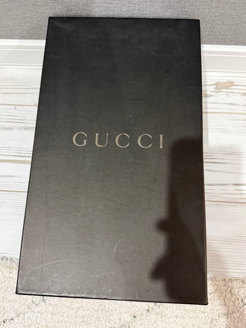 GUCCI クロスストラップサンダル グリーン/レッド