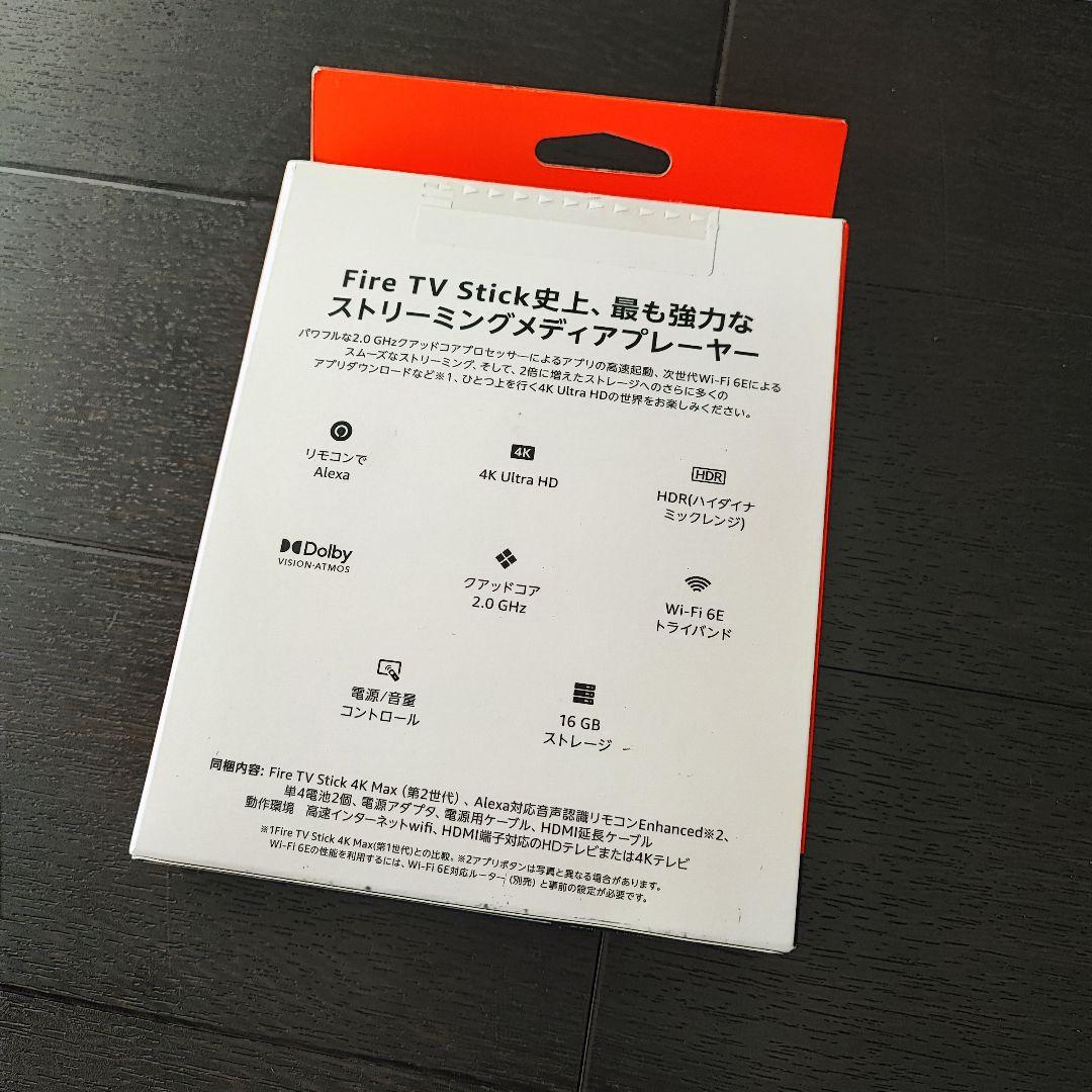 新品未開封 fire tv stick 4K MAX 16GB