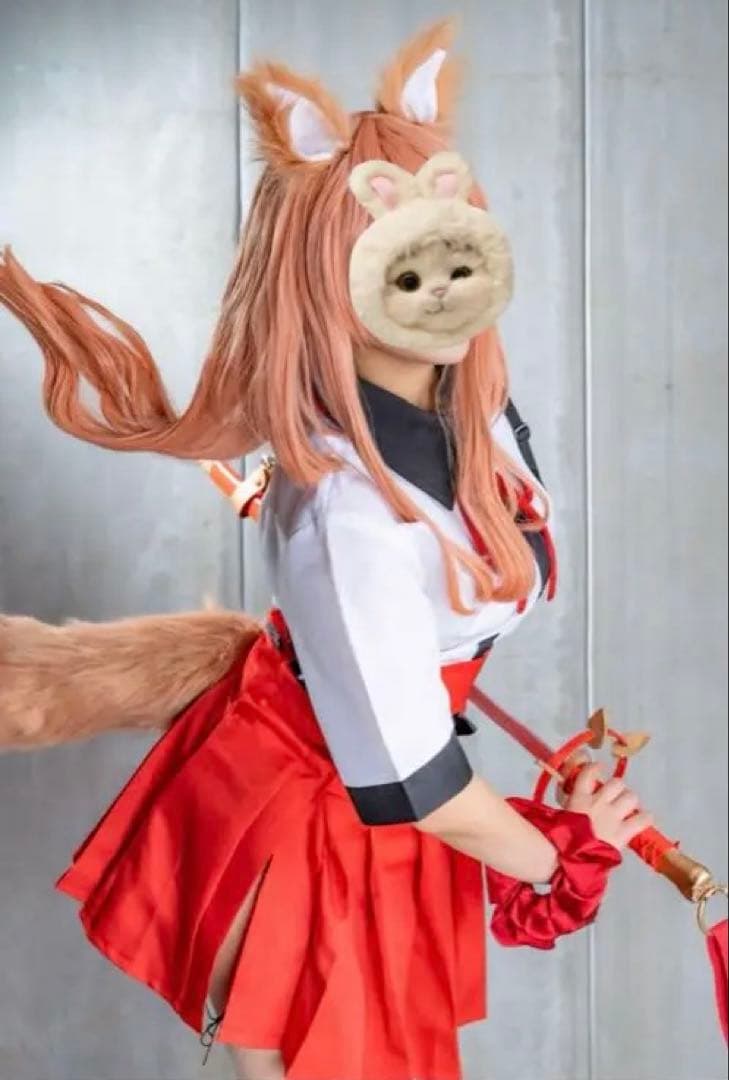 FGO 鈴鹿御前 第一再臨 第二再臨 コスプレ衣装 武器付き フルセット