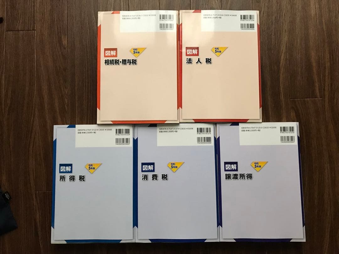 令和5年版 図解 相続税・贈与税/法人税/所得税/消費税/譲渡所得　大蔵財務協会