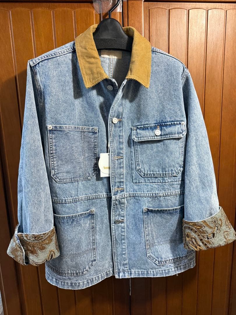 ヤマダヤAmple今季新品未使用ワークポケットデニムジャケット