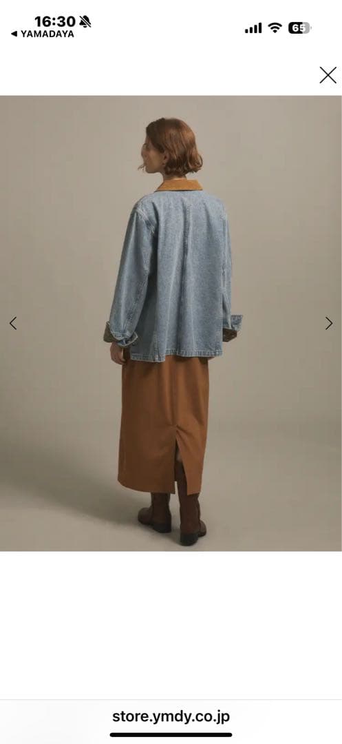 ヤマダヤAmple今季新品未使用ワークポケットデニムジャケット