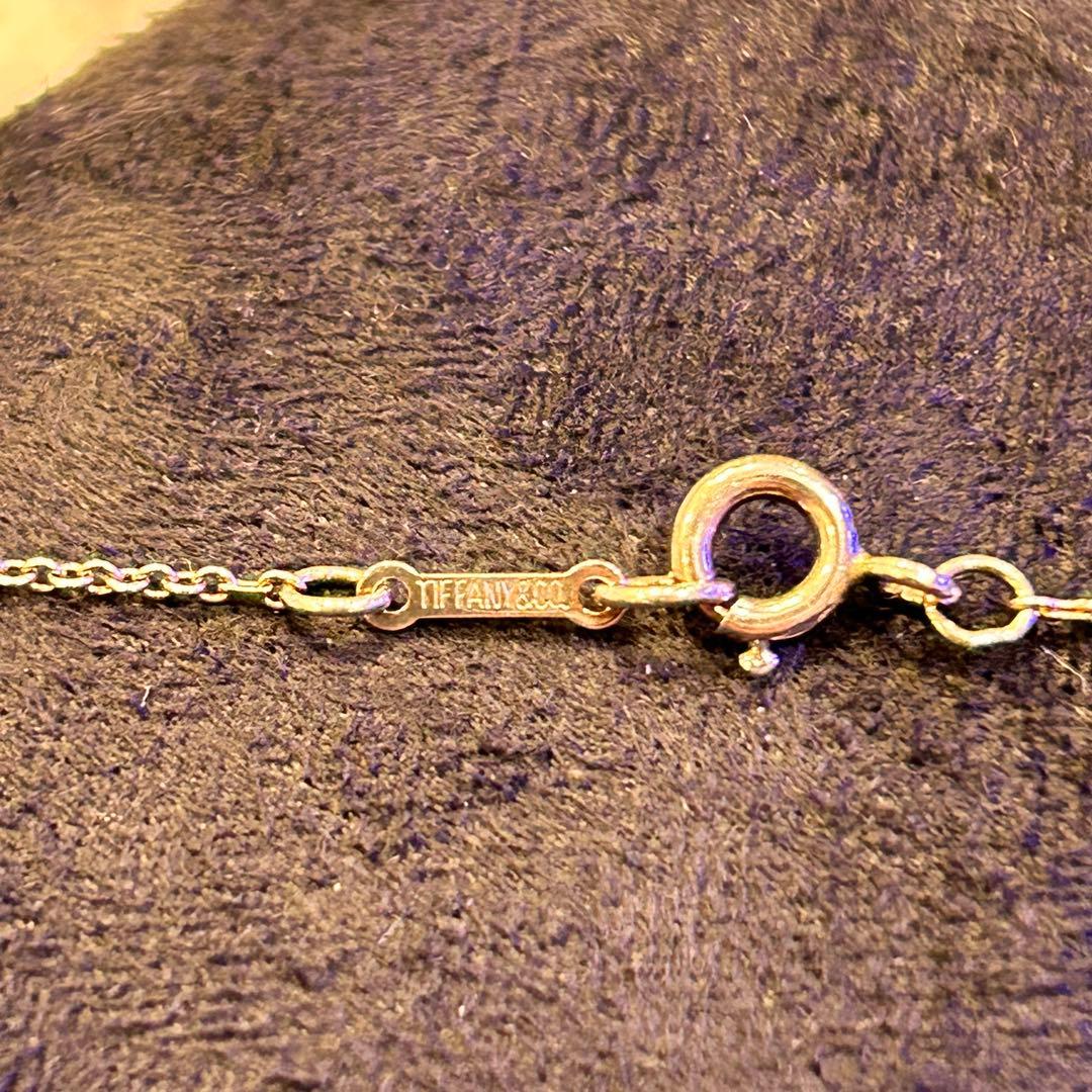 美品✨TIFFANY ティファニー　ビーンズ シルバーネックレス　40cm