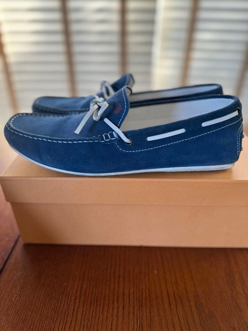 トッズ　TOD`S ドライビングシューズ　サックスブルー　8