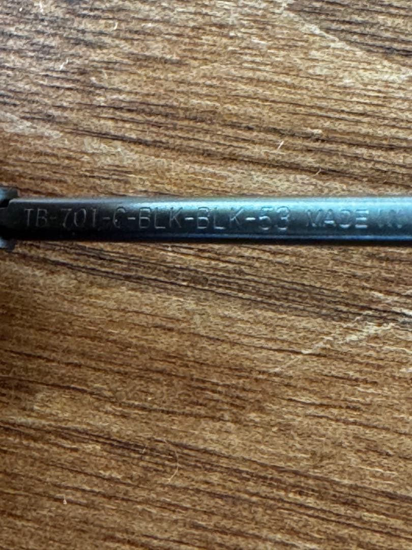 (生産終了）THOM BROWNE TB-701マットブラック　トムブラウン