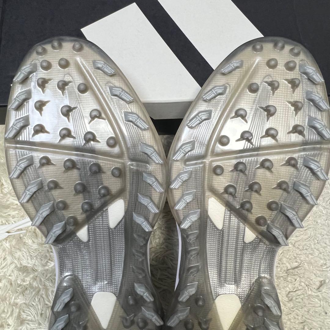 新品】アディダス アディゼロ ZG スパイクレス ホワイト メンズ サイズ25㎝