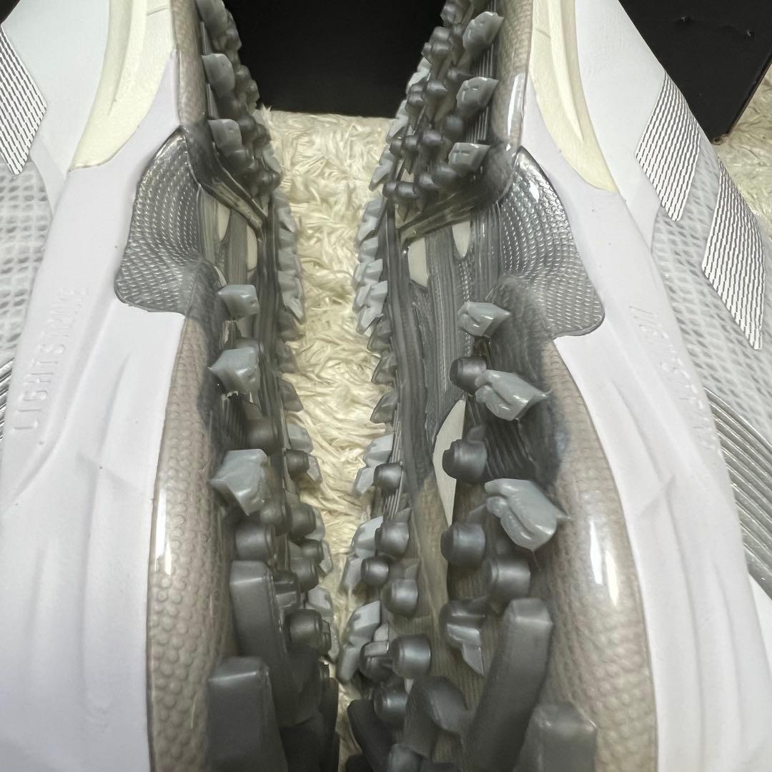 新品】アディダス アディゼロ ZG スパイクレス ホワイト メンズ サイズ25㎝