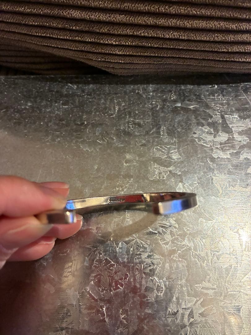 ジェニファーカーティス　シルバーバングル