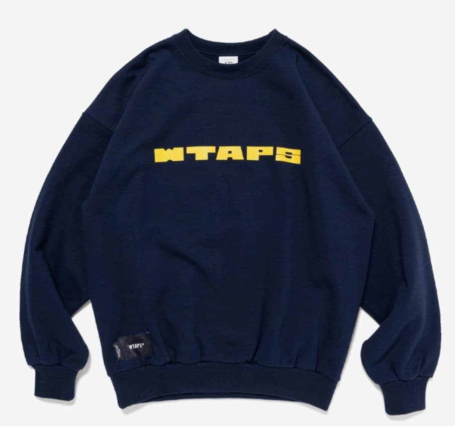 25AW WTAPS BRICK SWEATER NAVY XL スウェット