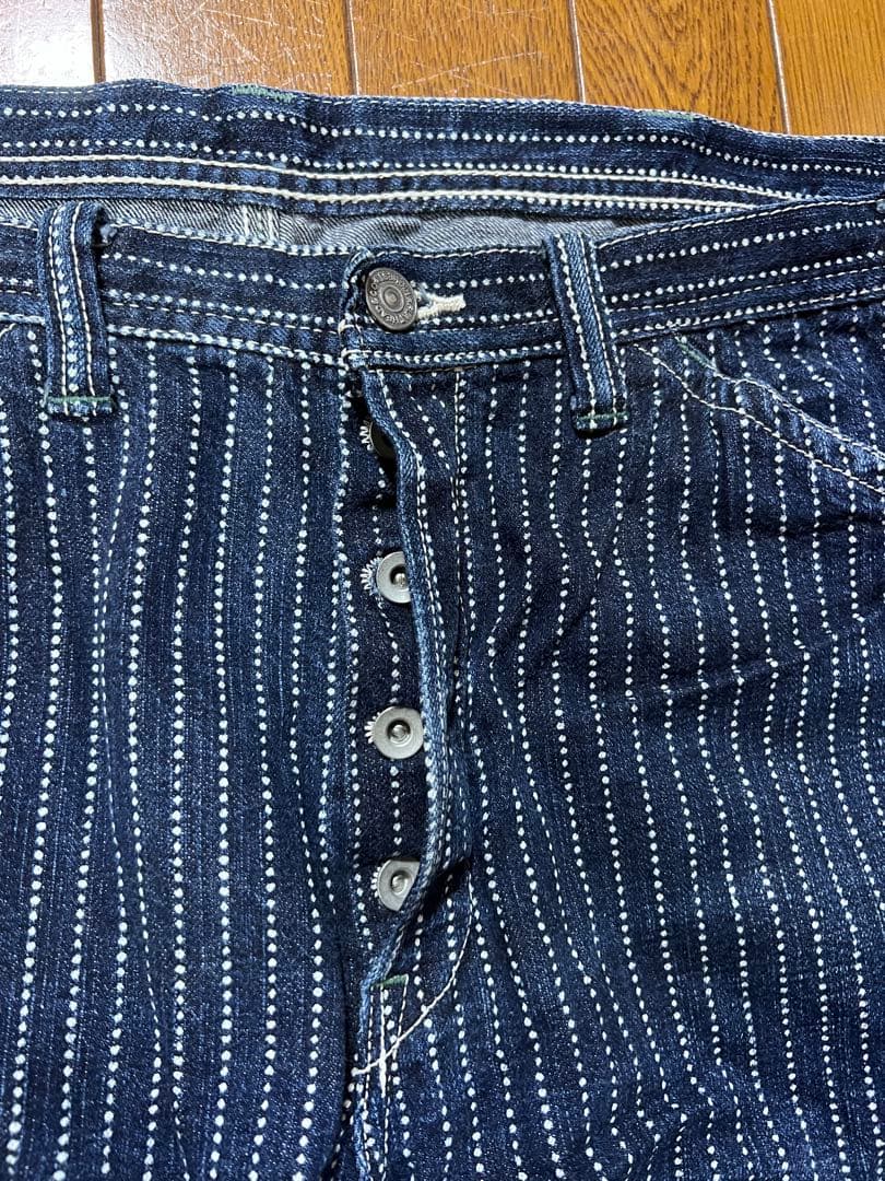 フラットヘッド WPN-03W ウォバッシュペインターパンツ　W36