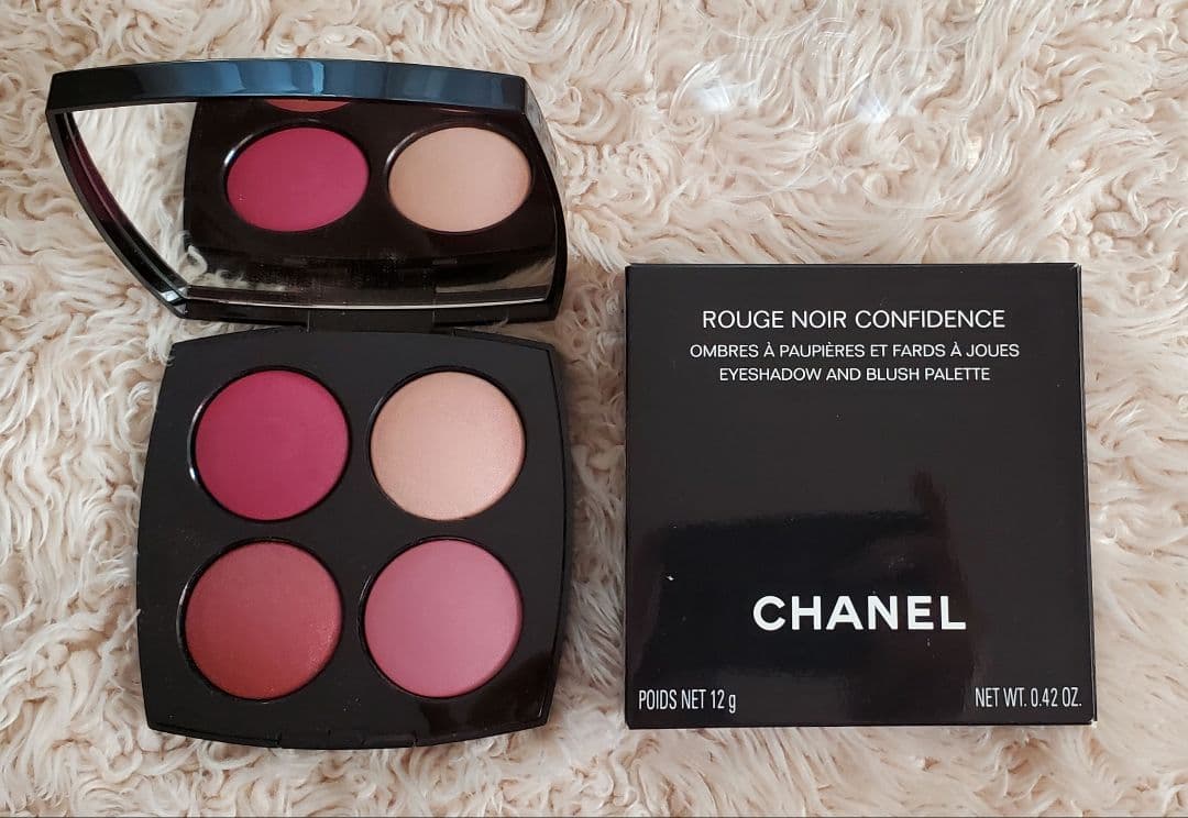 シャネル ルージュ ヌワール コンフィダンス アイチークカラーパレット