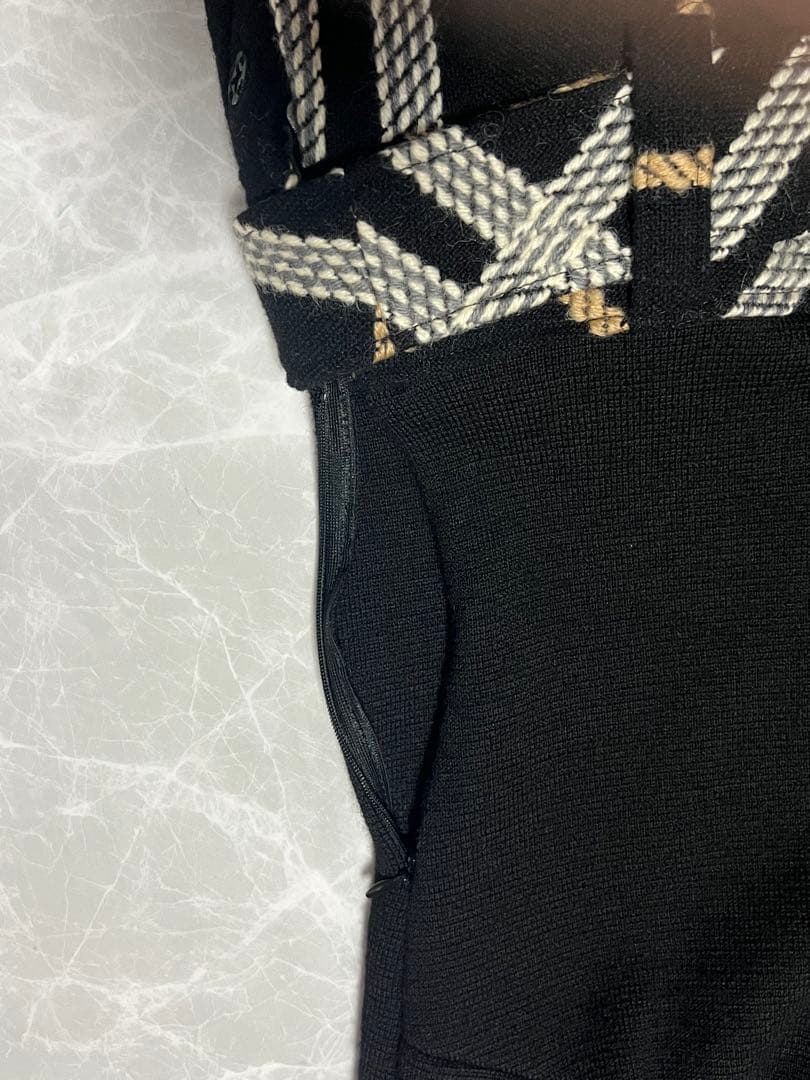 BURBERRY BLUELABEL ニットドッキングワンピース 38