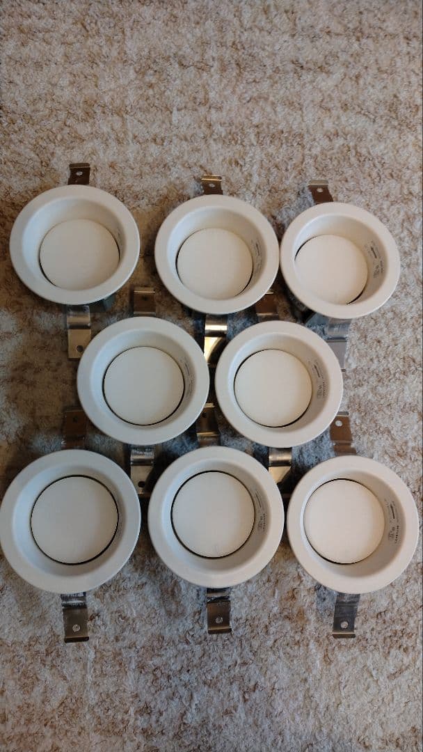 Panasonicダウンライト8個セットLGD9100K＋LLD2000LCE1