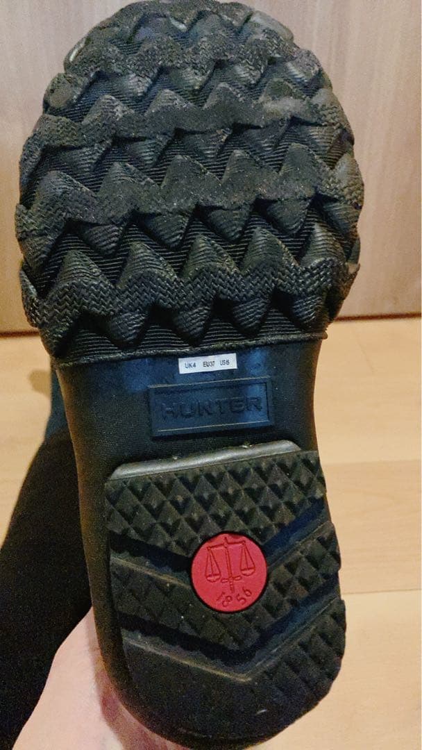 Stella McCartney × HUNTERレインブーツ　ブラック