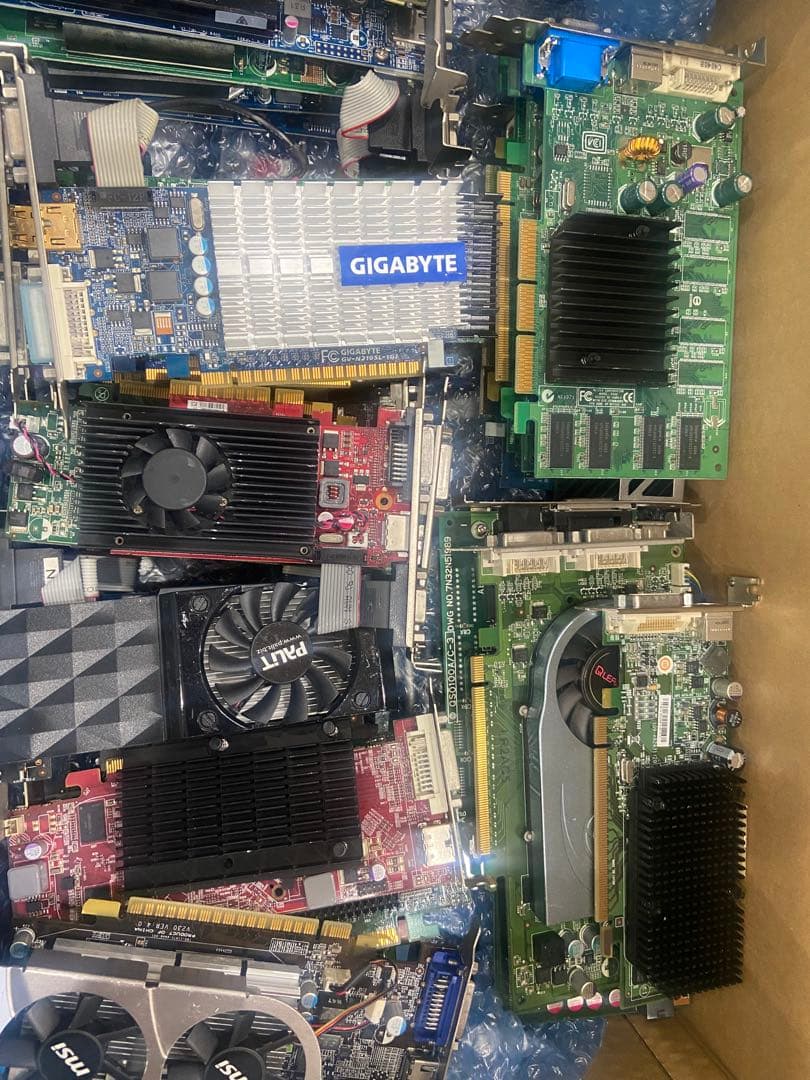 都市鉱山 部品取り 貴金属抽出用 グラフィックカード45枚ぐらい合計14kg