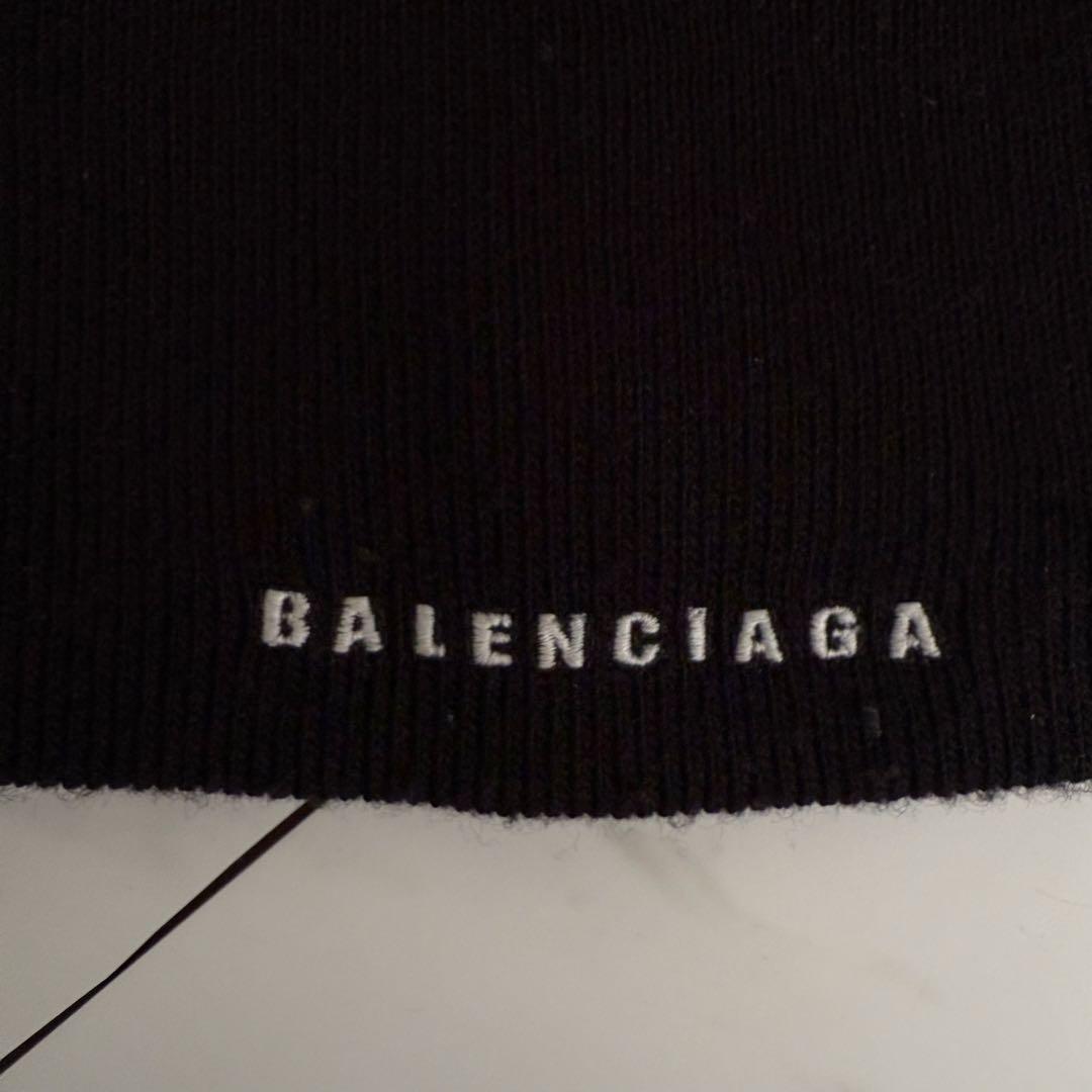 BALENCIAGA ブラック ニット帽　ビーニー