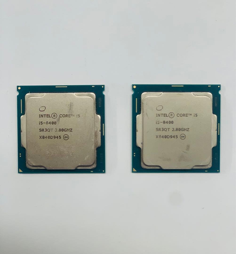 Intel Core i5-8400 CPU 2.80GHz 2個セット