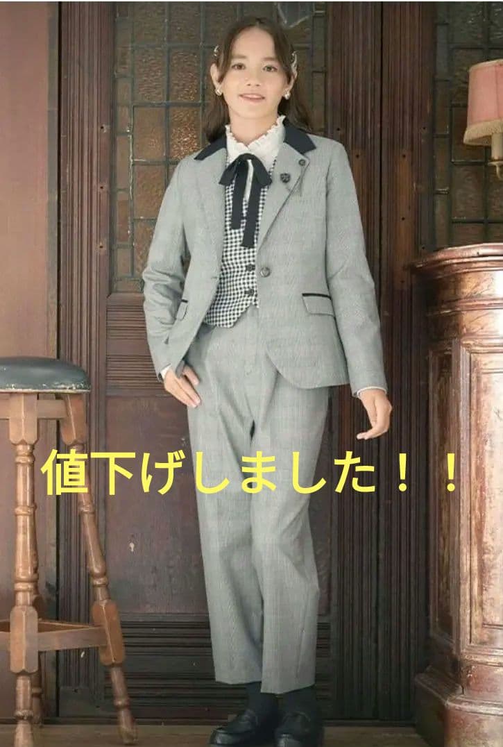 美品<165cm>パンツスーツ６点セット