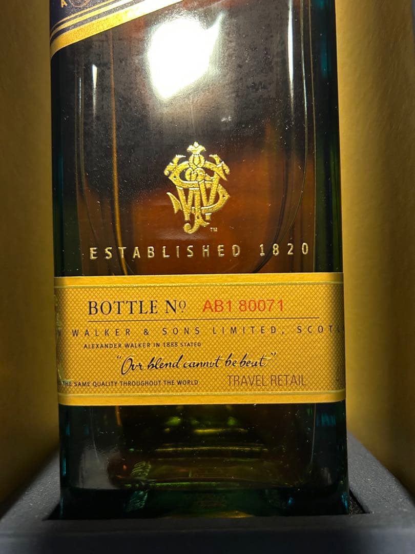 ジョニー・ウォーカー ブルーラベル　1000ml