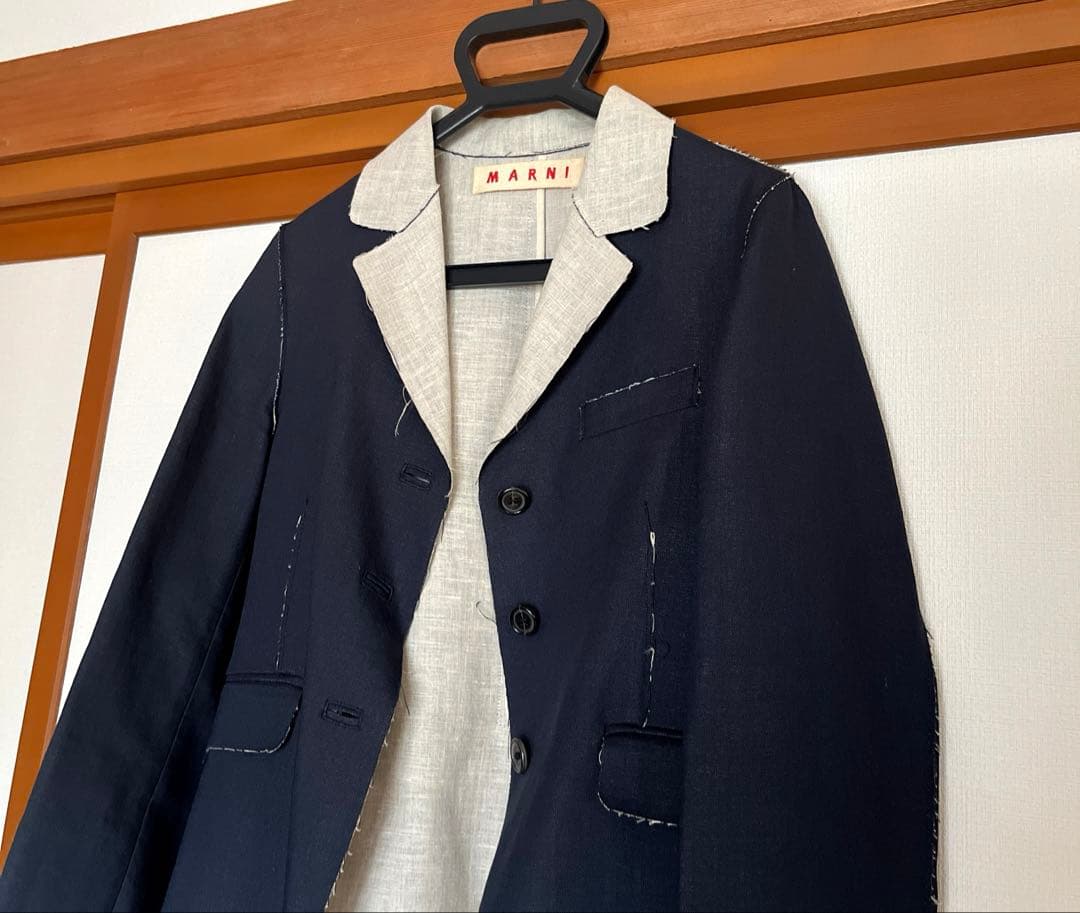 N*s様 マルニ ジャケット リネン メリノウール 42
