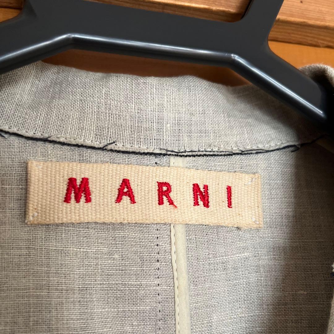 N*s様 マルニ ジャケット リネン メリノウール 42