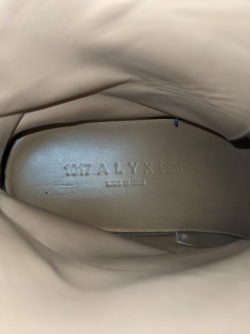 アリクス/バックルチェルシーブーツ/レザー/ビブラムソール/27.5cm前後